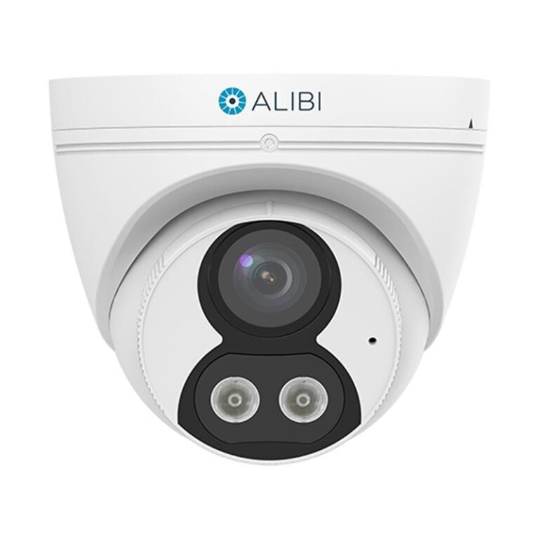 Alibi Vigilant 4MP 98 Feet Dual Light IR Starlight IllumiNite IP Turret Camera w/ Built-in Mic and Speaker