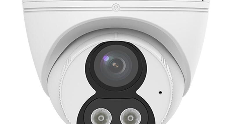 Alibi Vigilant 4MP 98 Feet Dual Light IR Starlight IllumiNite IP Turret Camera w/ Built-in Mic and Speaker