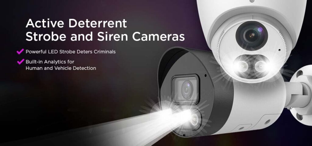 Active Deterrence SmartSense IP Cameras