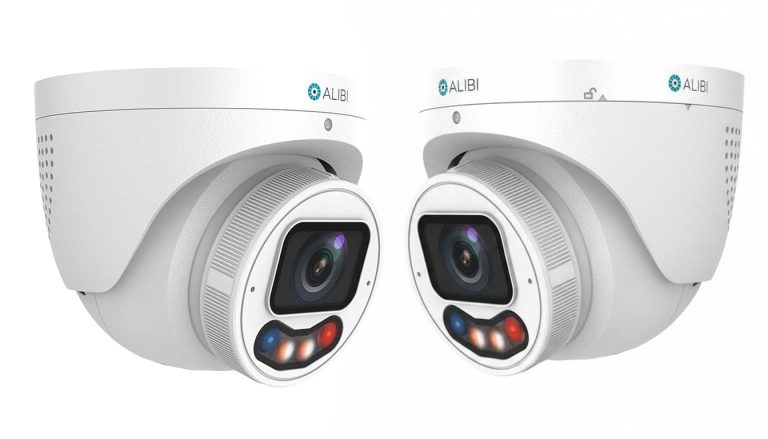Alibi Vigilant 4MP 98 Feet IllumiNite-IR Starlight+ IntelliSearch Vandal IP Turret Camera w/Built-in Mic and Speaker